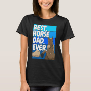 Horse Rider Best Horse Pappa någonsin Horseback Ri T Shirt
