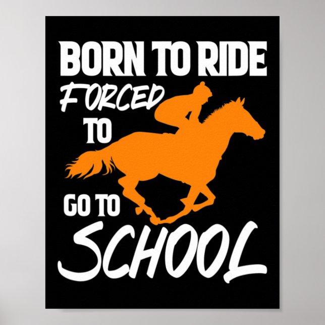 Horse Rider  Equestrian Cowboy Cow Poster (Framsidan)