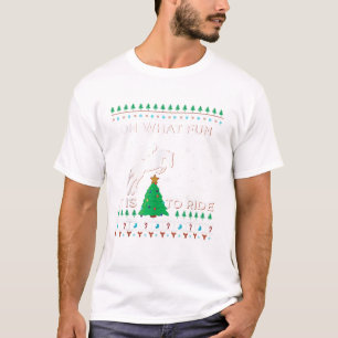 Horse Rider Equestrian Cowboy Ugly jul Sweat T Shirt