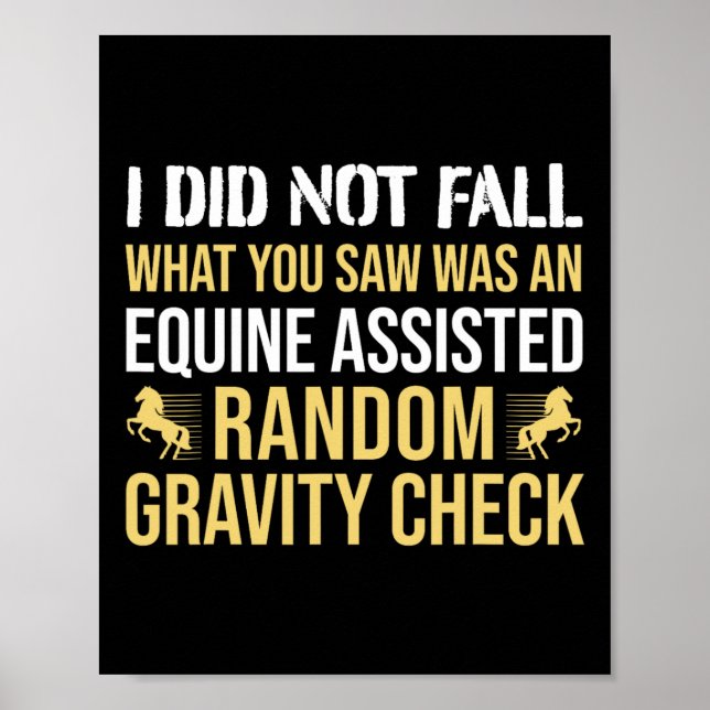 Horse Rider - Gravity Check -  Poster (Framsidan)