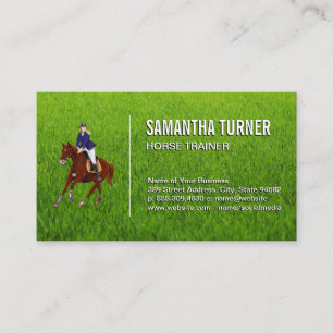 Horse Rider Visitkort