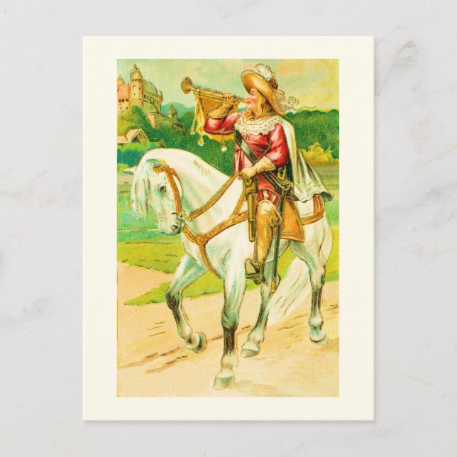 Horse rider vykort (Framsida)