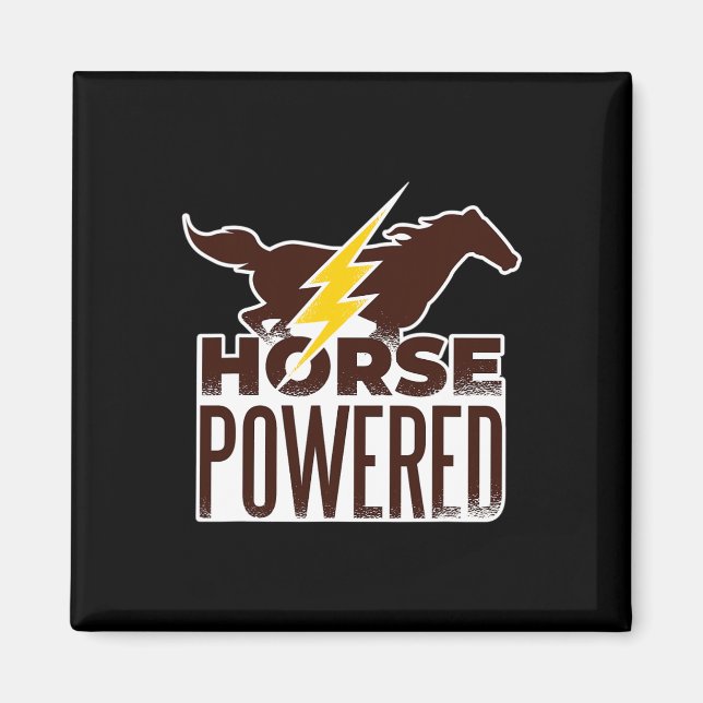 Horse Riders Horse Powed Magnet (Framsidan)