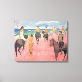Horse Riders on the Beach in Tahiti (Paul Gaugin) Canvastryck