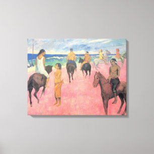 Horse Riders on the Beach in Tahiti (Paul Gaugin) Canvastryck