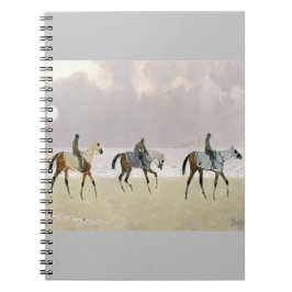 Horse Riders på stranden 1892 Anteckningsbok