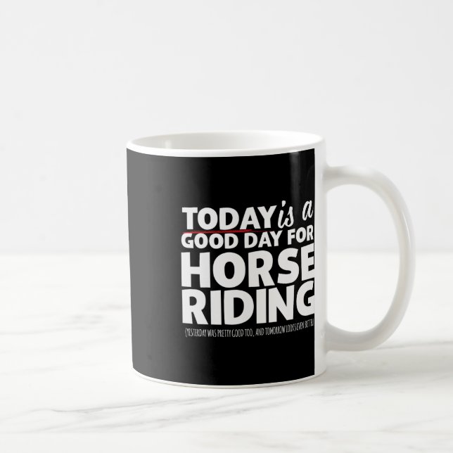 Horse Riding2 Kaffemugg (Höger)