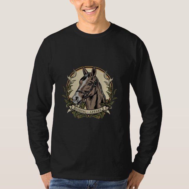 Horse Riding Apparel - Häst T Shirt (Framsida)