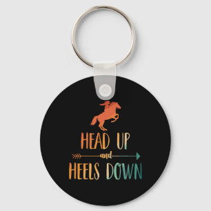 Horse Riding Art for Women Girls Horseback Älskare Nyckelring