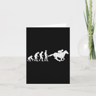 Horse Riding Evolution Funny Horseback Racing Eque Kort