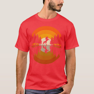 Horse Riding Forest Nature Sunset Horseback Boy T Shirt