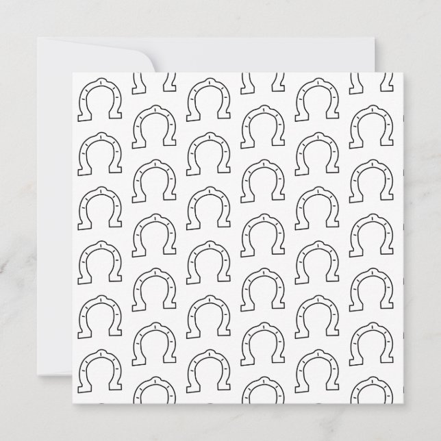 Horse Riding Gang Horseshoe Print (Framsida)