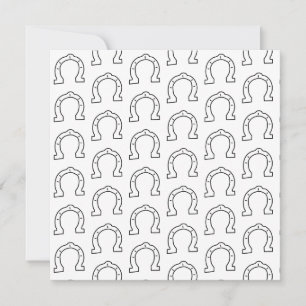 Horse Riding Gang Horseshoe Print