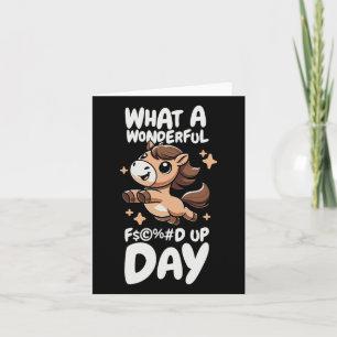 Horse Riding Horseback - Rider FoUp Day Kort