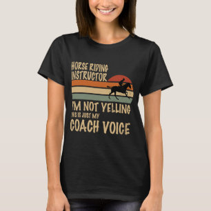 Horse Riding Instructions är inte min hjärna T Shirt