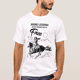 Horse Riding Lesson T Shirt