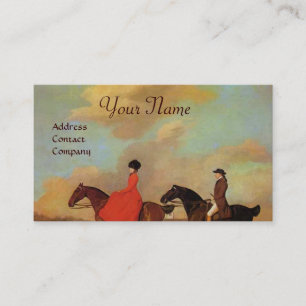 HORSE RIDING Monogram Visitkort