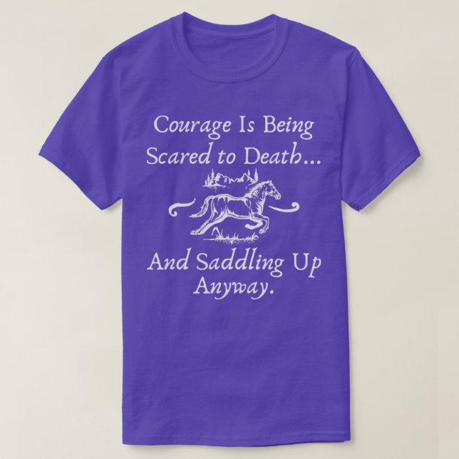 Horse Riding Quote T Shirt (Design framsida)