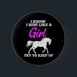Horse Riding Ride Like Girl Keep Up Horseback Gift Knapp<br><div class="desc">Horse Riding Ride Like Girl Keep Up Horseback Gift</div>