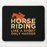 Horse Riding som en sportskörd för en hästflicka Musmatta<br><div class="desc">Horse Riding som en sportskörd för en hästflicka</div>