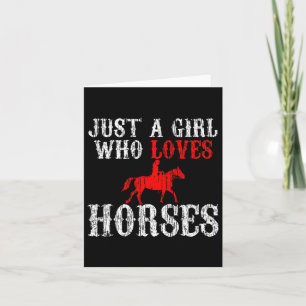 Horse Riding Vintage Horseback Kort