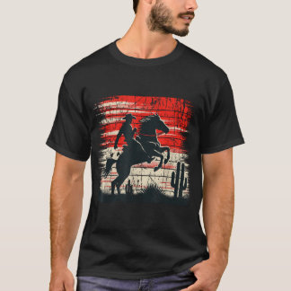 Horse Riding Western Rodeo T Shirt
