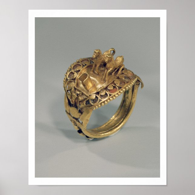 Horse ring (guld och kornelian) poster (Framsidan)