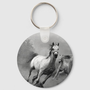 Horse Running Nyckelring