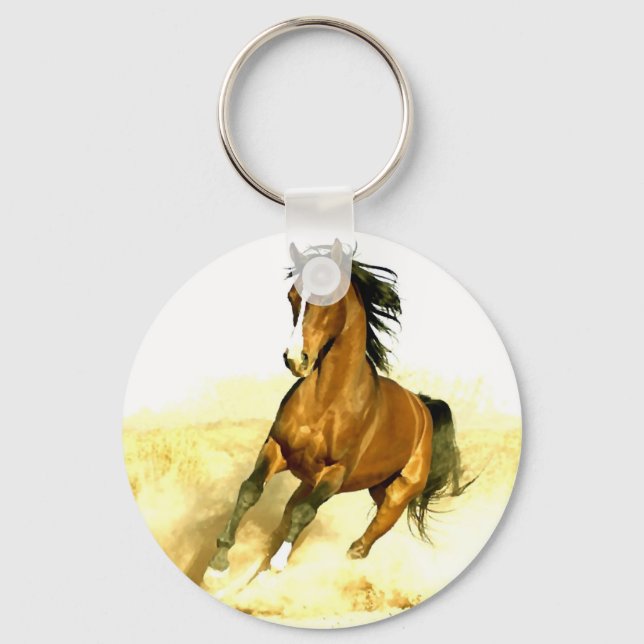 Horse Running Nyckelring (Framsida)