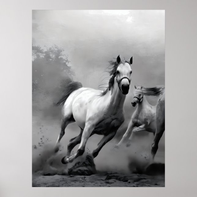 Horse Running Poster (Framsidan)