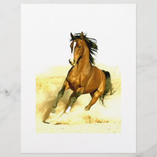 Horse Running Reklamblad