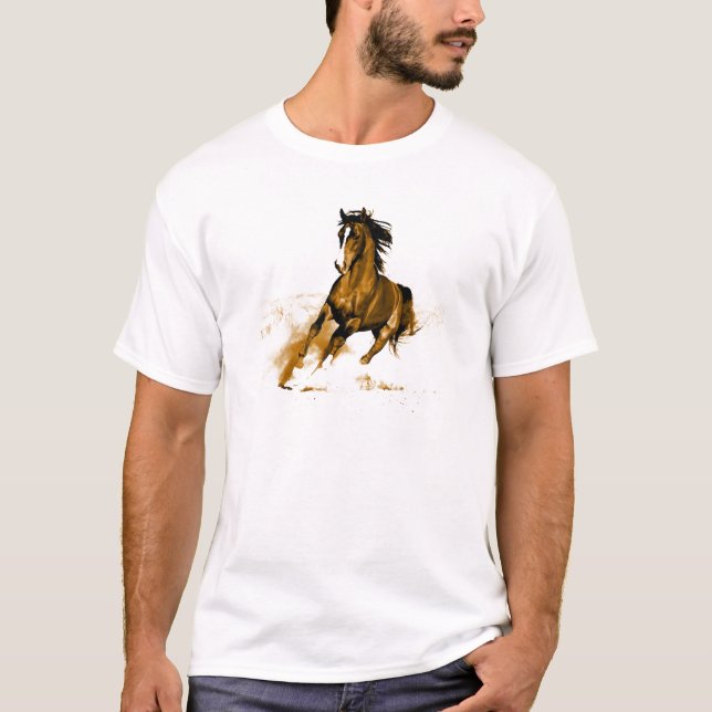 Horse Running Tee Shirt (Framsida)