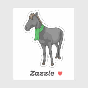 Horse Scarf Klistermärken