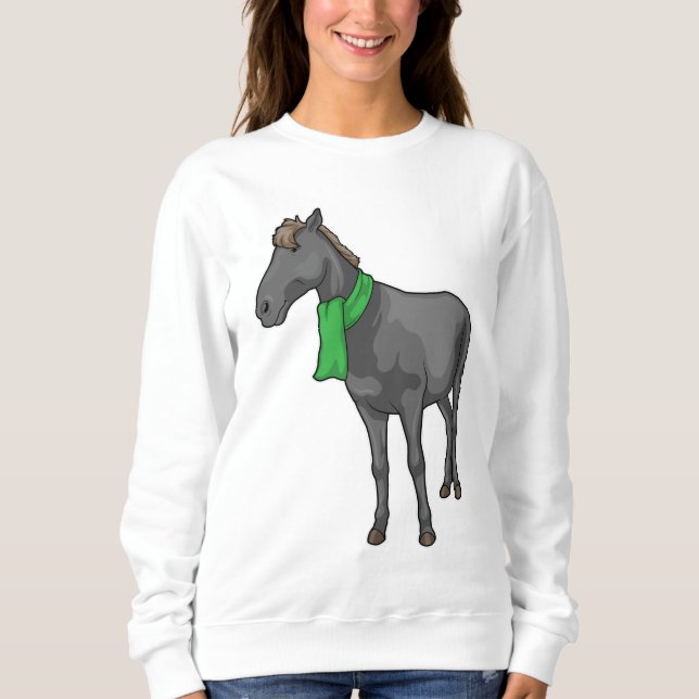 Horse Scarf T Shirt (Framsida)