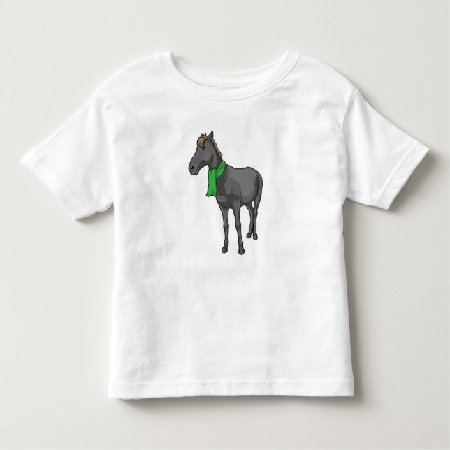 Horse Scarf T Shirt (Framsida)