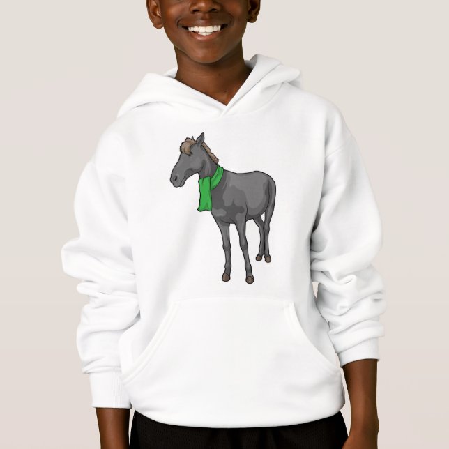 Horse Scarf T Shirt (Framsida)
