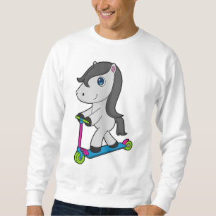 Horse Scooter Lång Ärmad Tröja