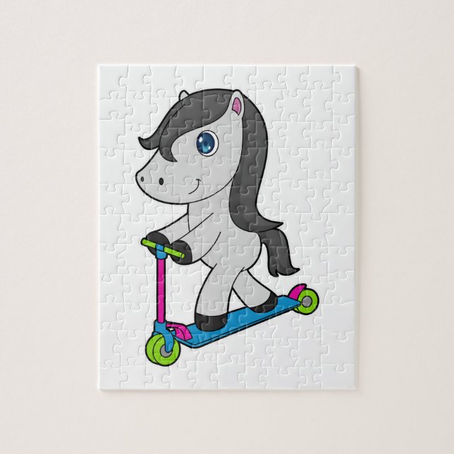 Horse Scooter Pussel (Vertikal)