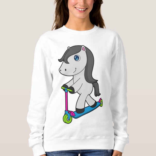 Horse Scooter T Shirt (Framsida)