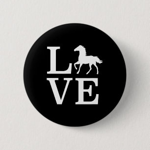 Horse Shirt Equestrian Gifts Kärlek Knapp