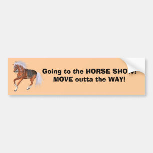 Horse Show Bumper-dekal Bildekal