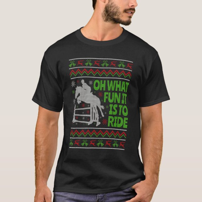 Horse Show Equestrian T Shirt (Framsida)