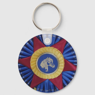 Horse Show Rosette Nyckelring