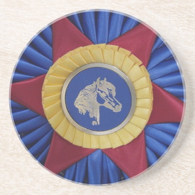 Horse Show Rosette Underlägg Sandsten (Framsidan)