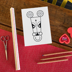 Horse Sign Post-it Block