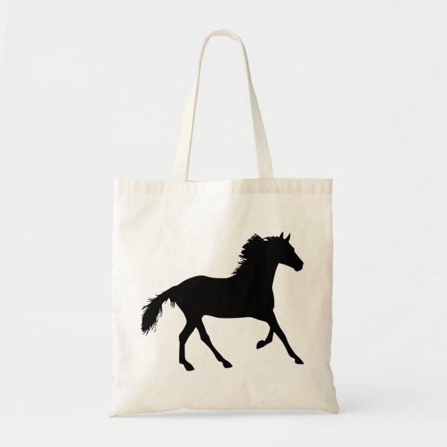 Horse Silhouette Design Tygkasse (Framsidan)
