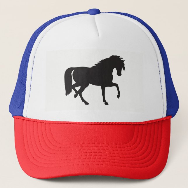 Horse Silhouette Keps (Framsida)