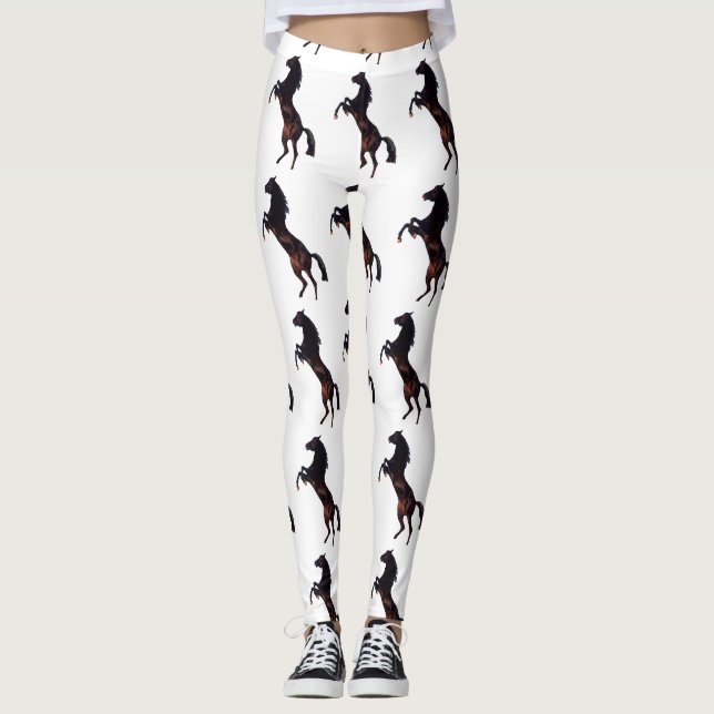 Horse Silhouette Leggings (Framsida)