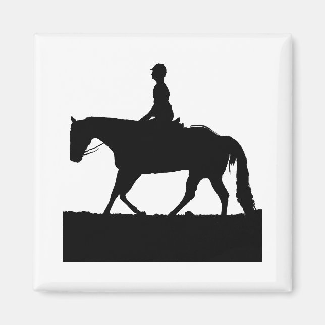 Horse Silhouette Magnet (Framsidan)