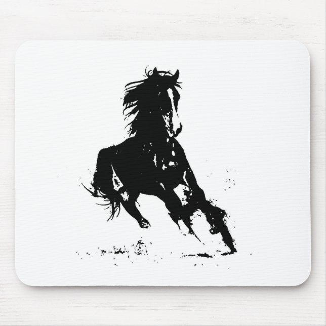 Horse Silhouette Musmatta (Framsidan)